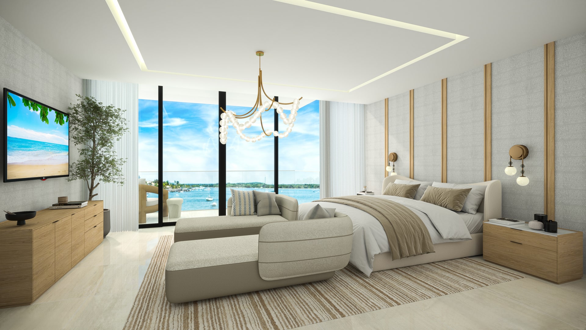 Master Bedroom at Forte Luxe