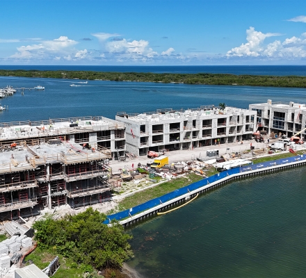 Jupiter September 2025 Construction Progress at Forte Luxe